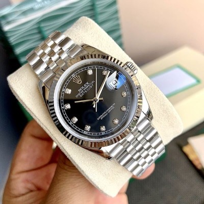 롤렉스 레플리카 시계  ROLEX 롤렉스 데이저스트 오이스터 41mm 블랙 다이얼 오토매틱 메탈 시계 126334