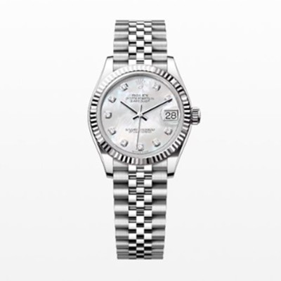 로렉스 레플리카 시계 ROLEX 롤렉스 데이트저스트 오이스터 31mm 실버 다이얼 오토매틱 메탈 시계 278274