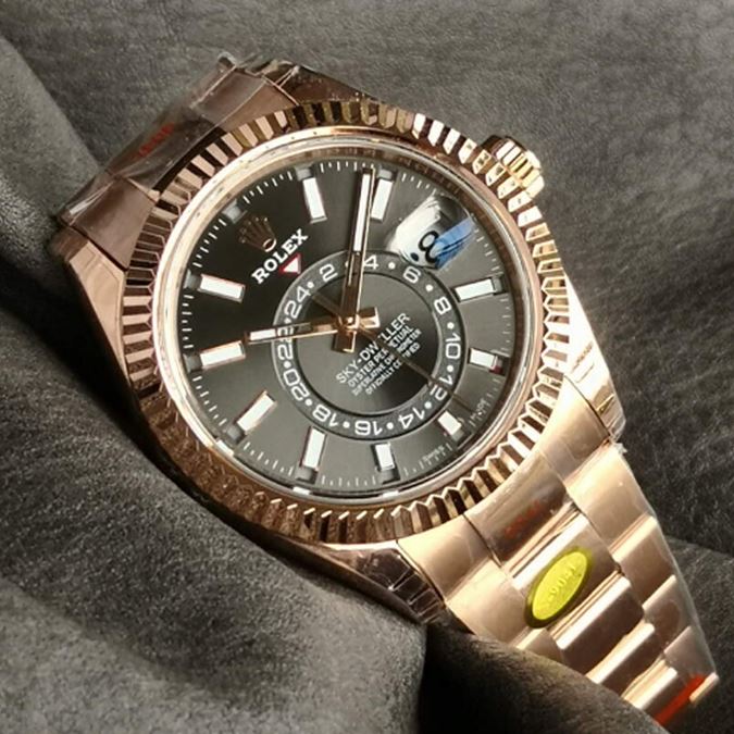 로렉스 레플리카 시계 [Premium] ROLEX 롤렉스 스카이 드웰러 오이스터 42mm 슬레이트 다이얼 오토매틱 매탈 시계 336935