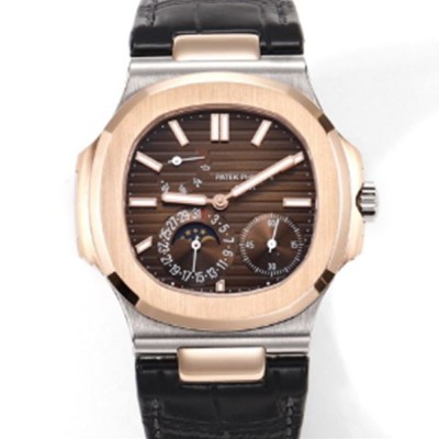 파텍필립 레플리카 시계 [premium] PATEK PHILIPPE 파텍필립 노틸러스 브라운 다이얼 오토매틱 메탈시계 5712R